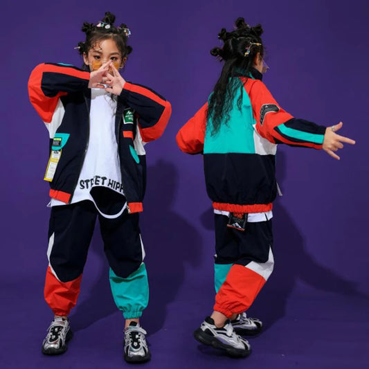 Cool Hip Hop Clothing for Kids: Stylish Pullover Tops and Casual Pants for Boys and Girls. Perfect for Jazz Dance and Everyday Wear!