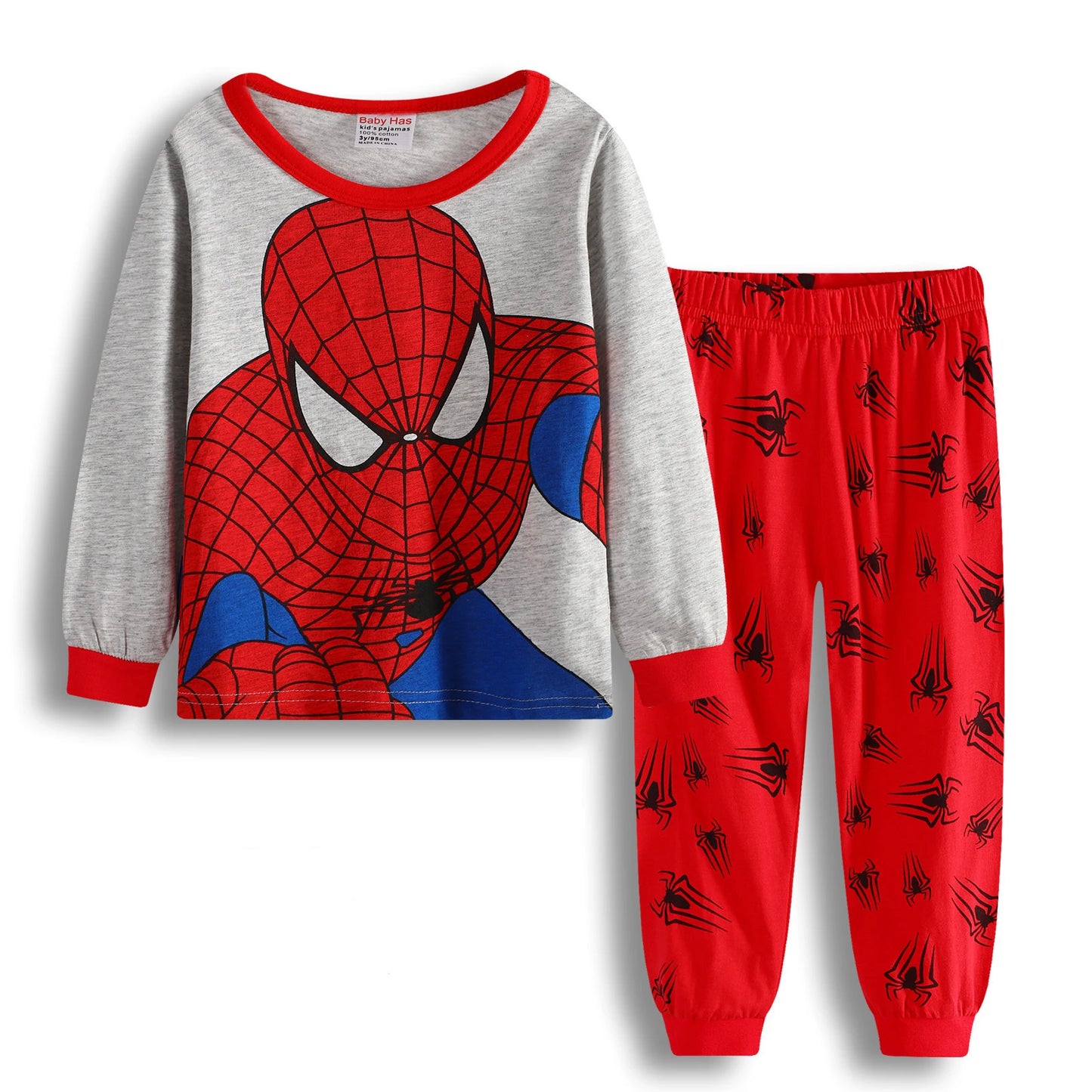 The Hulk Collection offers free shipping on their Spiderman and Boys Girls Cartoon Long Sleeve Sleepwear 2-7T set.