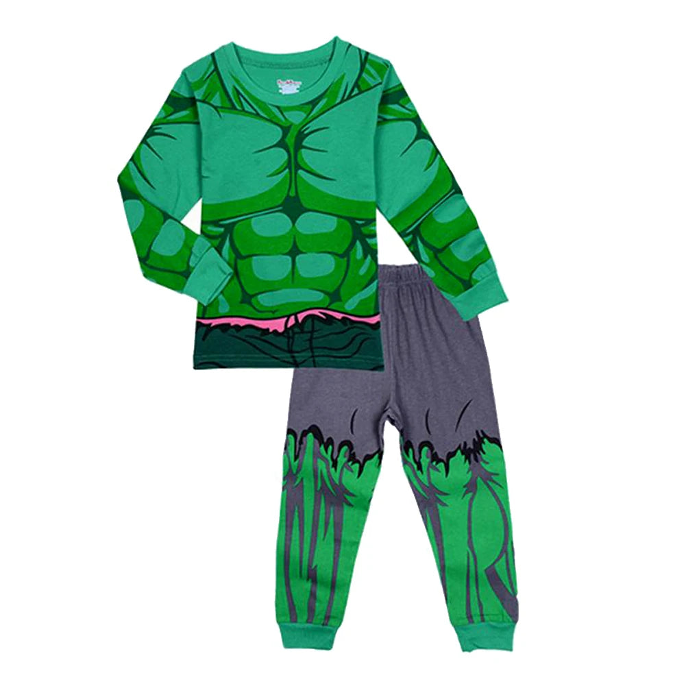 The Hulk Collection offers free shipping on their Spiderman and Boys Girls Cartoon Long Sleeve Sleepwear 2-7T set.