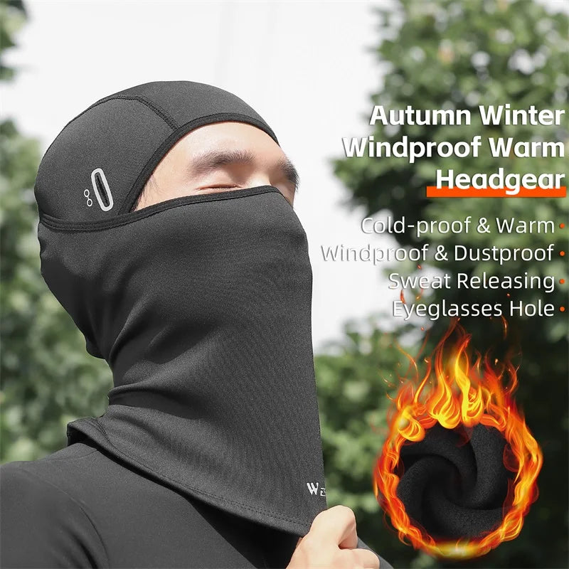 WEST BIKING Winter Warm Tactical Balaclava - A Windproof Full Face Mask for Cycling, Hiking, Motorcycling, and MTB. Ideal Thermal Sport Gear.