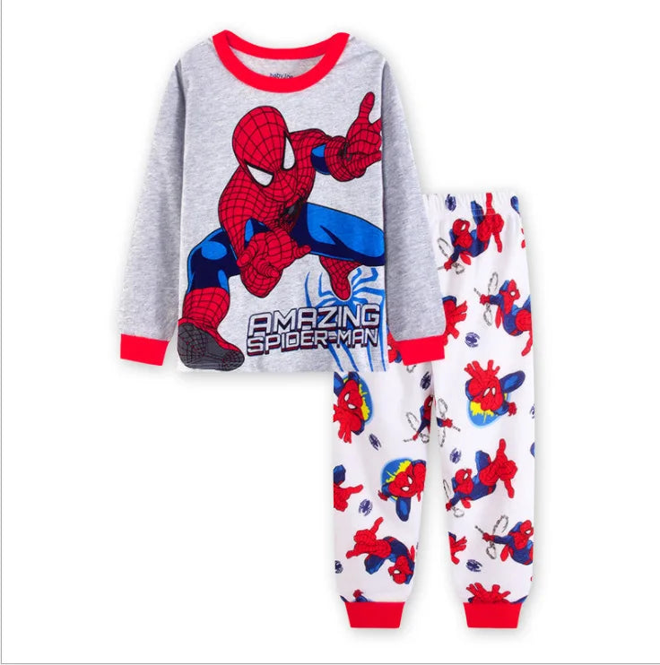 The Hulk Collection offers free shipping on their Spiderman and Boys Girls Cartoon Long Sleeve Sleepwear 2-7T set.