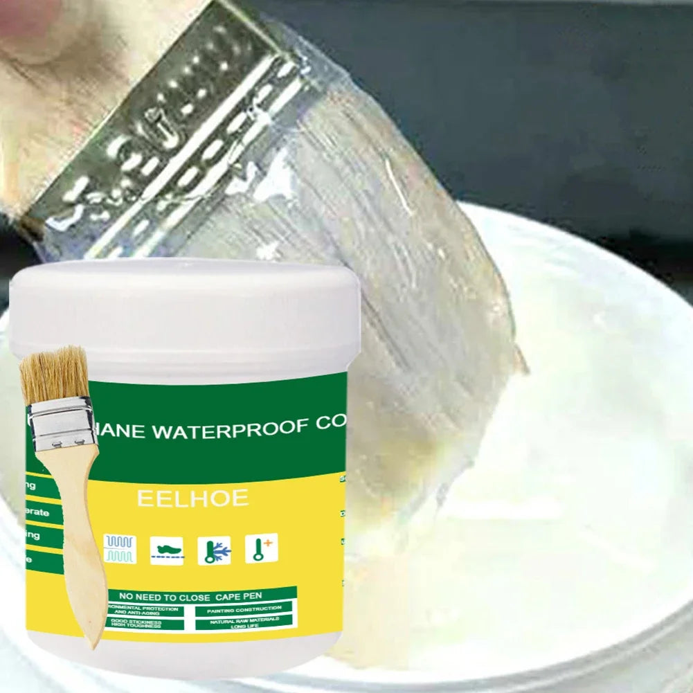 1/2/3 Pcs Waterproof Sealant Glue - Clear and Invisible Paste with Brush. Ideal for repairing roofs and bathrooms. Available in 30g, 100g, or 300g sizes.