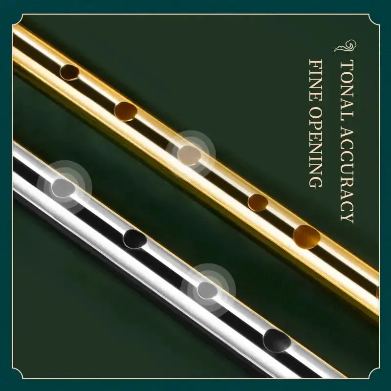 This traditional musical instrument features 6 holes for a classic sound. Experience the true essence of Irish music with the Authentic Irish Whistle Flute in C/D Key.