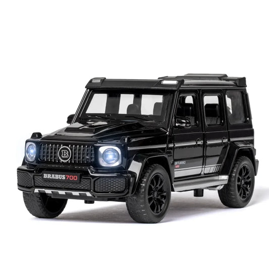 G700 Alloy Car Model Simulation Toy Diecast Vehicles Off-road SUV With Sound N Light Collectible Kids' Gift