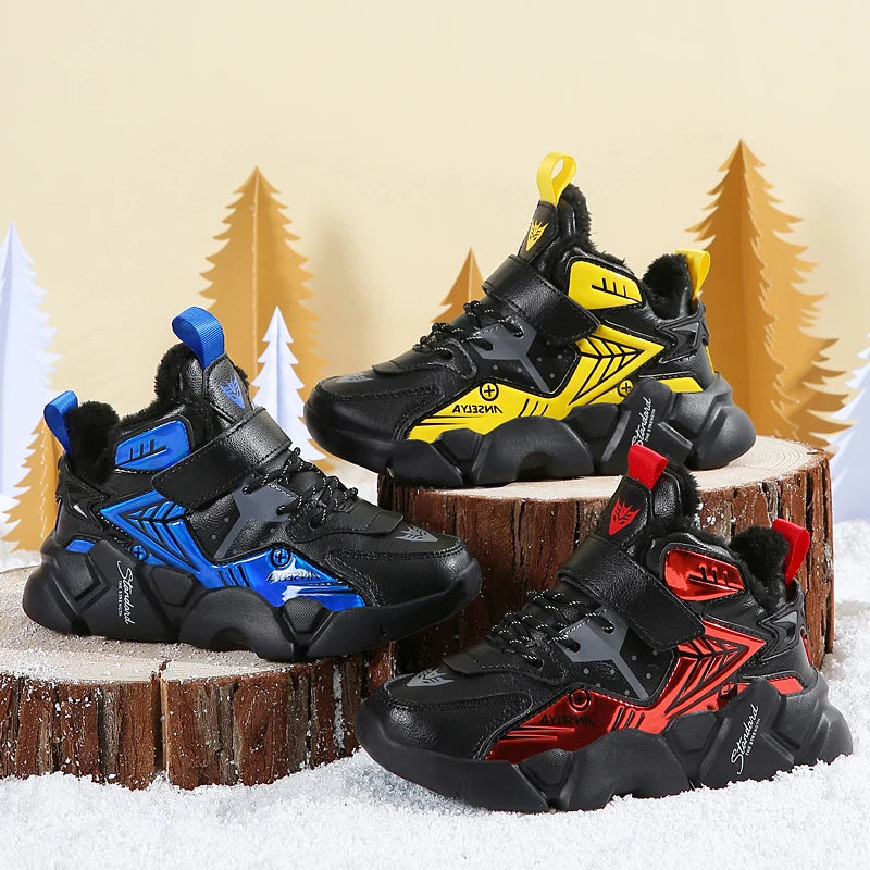 high-quality, waterproof, and fashionable kids' snow boots for boys and girls, perfect for winter sports and fashion.