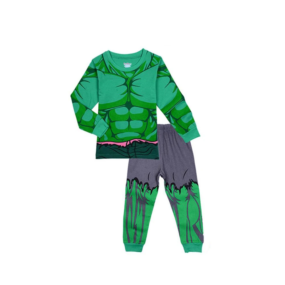 The Hulk Collection offers free shipping on their Spiderman and Boys Girls Cartoon Long Sleeve Sleepwear 2-7T set.