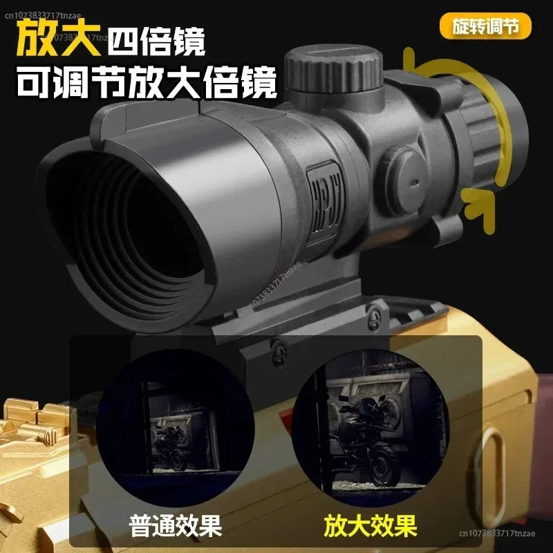 Shell Ejection Soft Bullet Gun AKM Fireable Rifle Boy 98K Sniper Rifle Simulation Gun Firearm Model Children's Toy