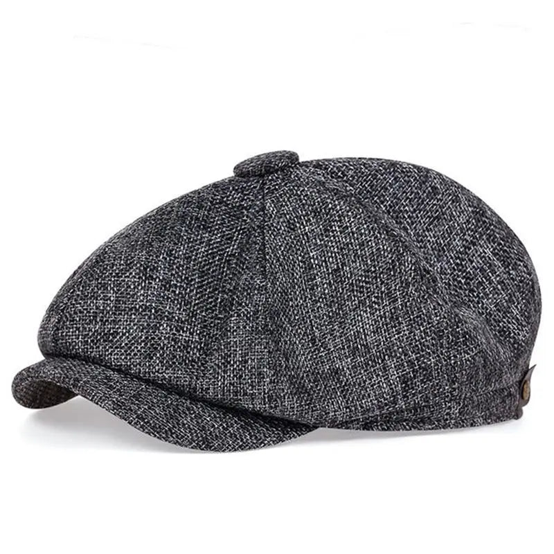 Men Casual Newsboy Hat Spring Autumn Retro Beret Hats