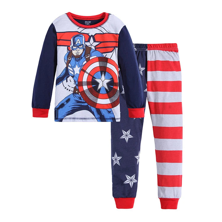 The Hulk Collection offers free shipping on their Spiderman and Boys Girls Cartoon Long Sleeve Sleepwear 2-7T set.